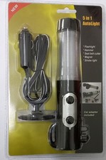 TORCIA 5 IN 1 RICARICA SOLARE O IN AUTO  portatile, luce multifunzionale