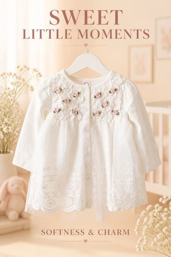Abito bambina vintage pizzo