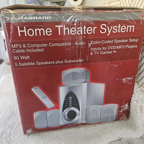 Sistema home theater durabrand - home,
