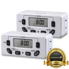 Interruttore spina timer - 2x,