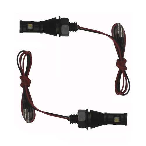 Luce targa led alluminio - targa, in