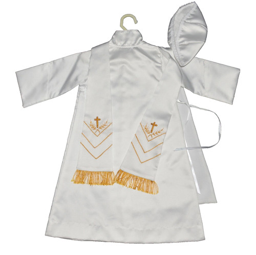Outfit battesimo croce oro - outfit,