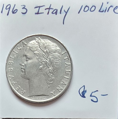 1963 italy 100 lire - 1963,
