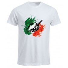 t-shirt bianca uomo scritta