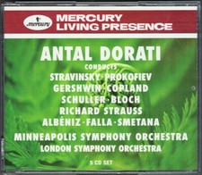 DORATI Stravinsky Prokofiev Strauss Copland Falla MERCURY LIVING PRESENCE 5CD