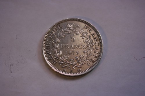 1875 francia franchi - 5, 90%