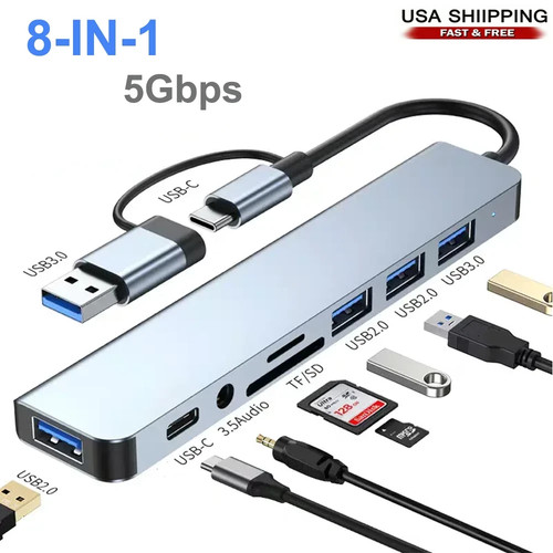 Adattatore hub usb c - adattatore, usb-c