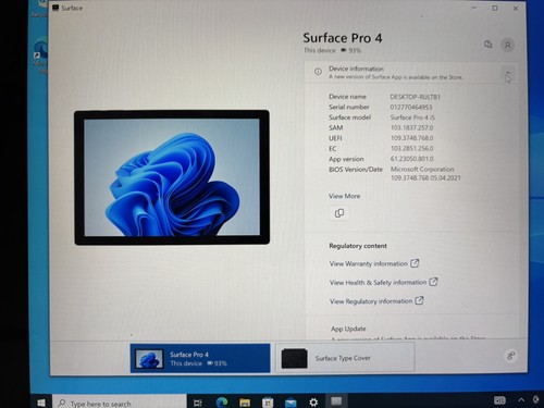 Microsoft surface pro - pro, 4