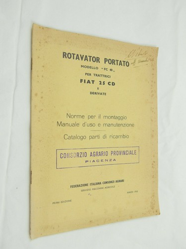 Vecchio manuale uso - vecchio,