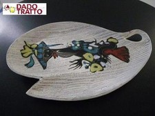 PIATTO CENTRO TAVOLA IN CERAMICA DECORATO ORIANTALE
