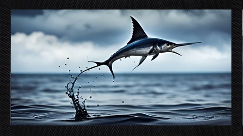 Pesce spada creatura marina