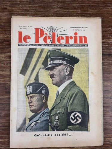 Revue pelerin année 1937 - le,