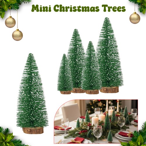 Mini alberi natale set 4pcs - mini, di