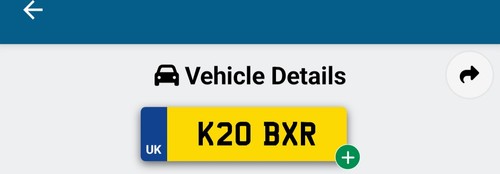 Targa privata k20 bxr ideale - bxr,