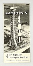 Brochure Saturn V NASA metà anni '60 RARA 