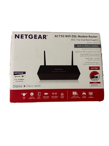 Netgear d6000 ac750 modem - d6000,