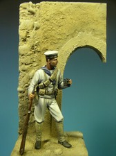 MMA MINIATURES 54066 Marinaio in tenuta da sbarco Libia 1911 REI scala  54 mm.