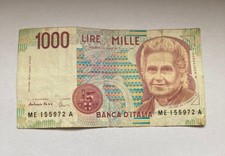 1000 lire montessori 1990