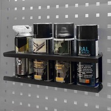 Gancio porta bombolette spray ARR-GAN-BS per pannelli forati - arredo officina