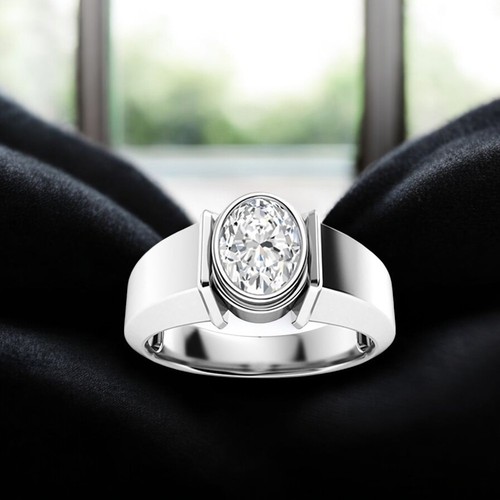 Anello uomo oro bianco - uomo,