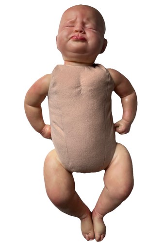 Silicone reborn grumpy baby - silicone,
