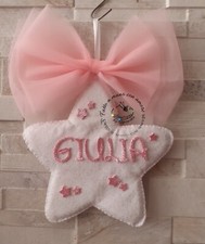 Fiocco nascita in tulle con la