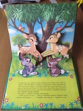 BAMBI WALT DISNEY - POP-UP  3D - 6 TAVOLE - 1° EDIZIONE AGOSTO 1972 - MONDADORI