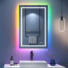 Specchio bagno led vanità RGB