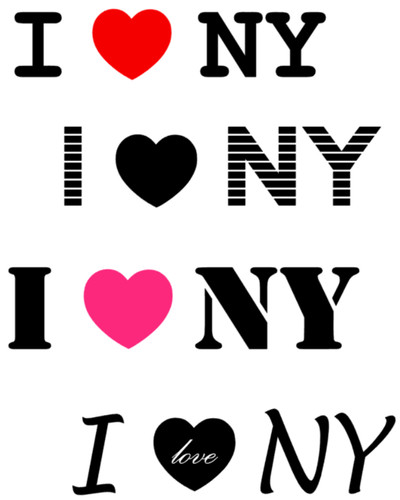 Adoro new york adesivo - york,