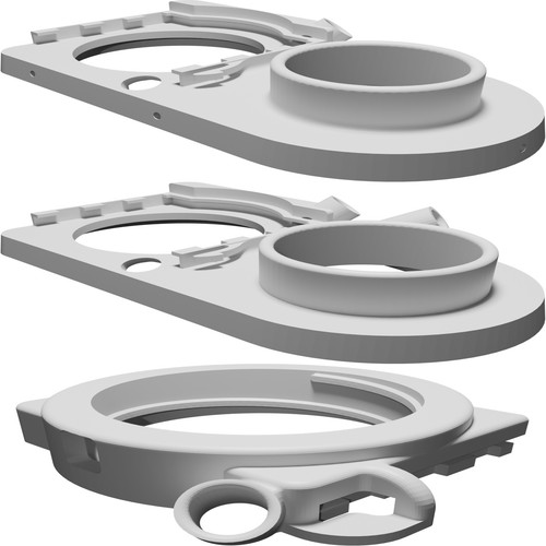 Supporto aspirazione polvere - supporto,