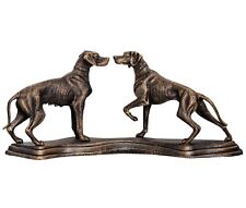 Scultura cane ferro cane da caccia figura en stile antico - 49cm