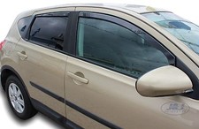 Deflettori Aria Per Nissan Qashqai 2007-2013 5-Porte Set 4 Antiturbo Antivento