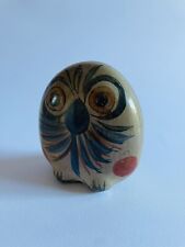 ✅ Tonala Jalisco Orig. Messico figura statuina anni 60 GUFO CIVETTA