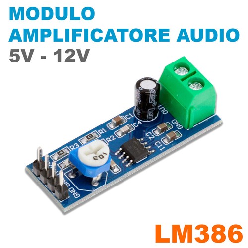 Lm386 modulo amplificatore - lm386,