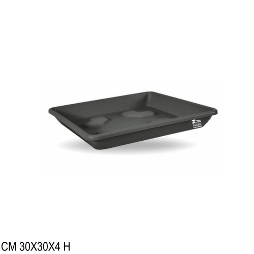 Sottovaso quadrato plastica - sottovaso,