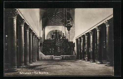 Cartolina betlemme vista - cartolina, betlemme,