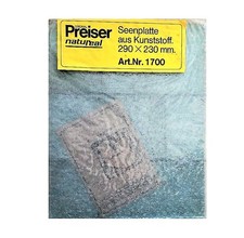 LAGO PER PLASTICI TAVOLA LASTRA IN PLASTICA 290X230X6mm PREISER 1700