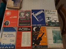 spartiti musicali d'epoca anni 50/60