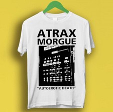 T-shirt maglietta Atrax Morgue Music retrò cool top P3040