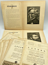 LAB. FARMACEUTICI MAESTRETTI lotto 15 pieghevoli pubblicità Maestri Musica 1941