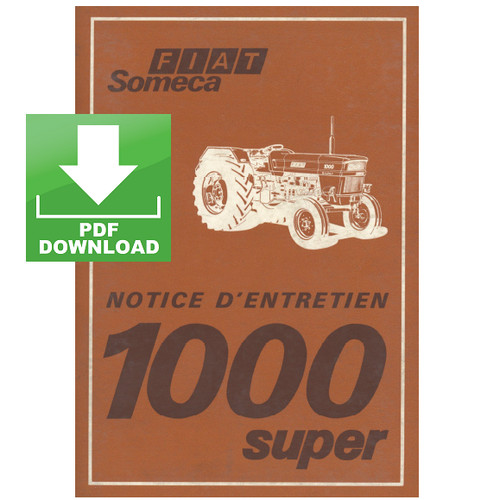 Fiat 1000 super manuale uso - dt,
