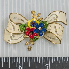 Spilla Fiore E Fiocco Gioielli Moda