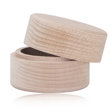 Scatola ad anelli in legno