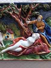 Pannello In Ceramica Di DOMENICO MATTEUCCI (Faenza ,1914-1991)