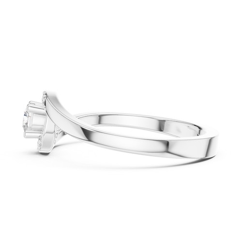 Anello nuziale rotondo - , taglio