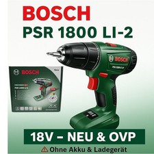 🛠️ Bosch PSR 1800 LI-2 - Trapano avvitatore a batteria 18V - NUOVO & IMBALLO ORIGINALE ✅