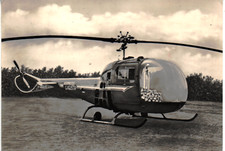 TRS 74 -Elicottero AGUSTA con a bordo Nostra Signora di Fatima - Cart. non VG -