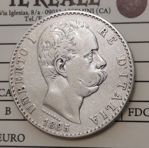 Umberto lire 1885 bb - i, 2