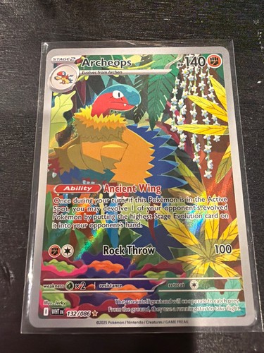Pokemon tcg archeops 132 086 - archeops, 132/086