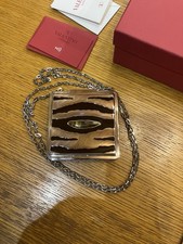 Borsetta Vintage Valentino Garavani Anni 80 In Metallo e Smalto